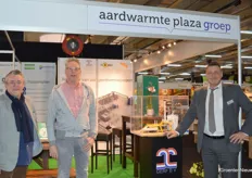 Klaas Althof, Arno de Veld en Jean-Pierre Schenkeveld van Calor Holland op het Aardwarmte Plaza